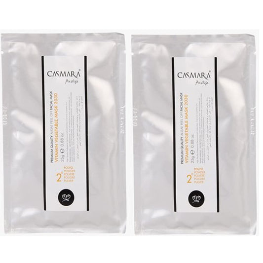 Casmara Vitamin Vegetable Mask- 2030 PEEL OFF FACIAL MASK (Set Of 1 Gel and 1 Powder) - Pinkbliss