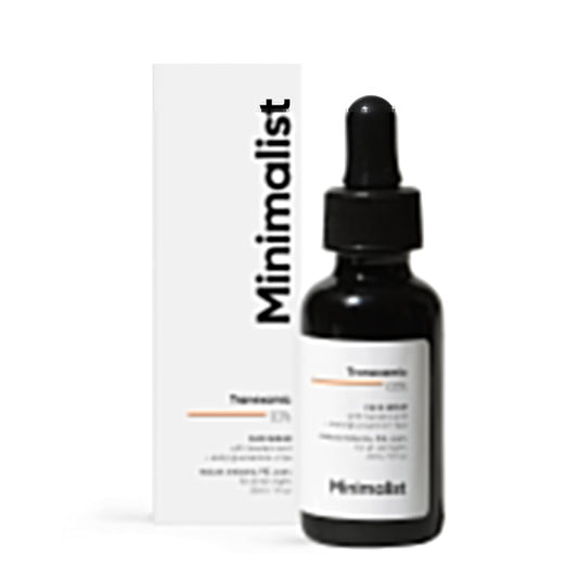 Minimalist 3% Tranexamic Acid Face Serum 30 ml for Melasma, Pigmentation, Erythema &amp; Acne Scars | Face Serum with HPA to Remove Melasma & Post Inflammatory Hyperpigmentation or Erythema (PIH &amp; PIE) - Pinkbliss