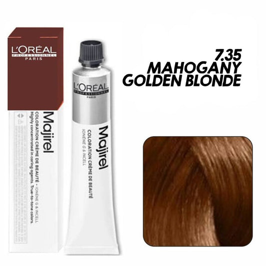 L‚ÄôOr√©al Professionnel Majirel 7.35 Mahogany Golden Blonde - Pinkbliss