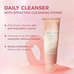 SKIN1004 Poremizing Deep Cleansing Foam 125ml, Makeup Remover, Korean Face Cleanser with Himalayan Pink Salt & Madagascar Centella Asiatica for Facial Pore Cleansing, Korean Skin Care
