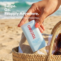 TOCOBO Cotton Soft Sun Stick SPF50+ PA++++ 19g Korean Sunscreen Stick | Matte Finish, Oil Control, Vegan, PEG-Free