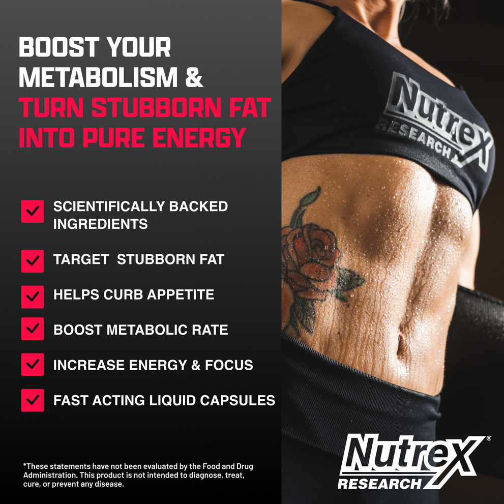 Nutrex Research Lipo 6 Black Powerful Weight Loss Support ‚Äì 120 Capsules - Pinkbliss