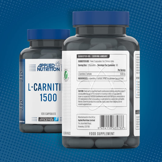Applied Nutrition L-Carnitine 1500 ‚Äì 120 Capsules | Supports Fat Metabolism & Energy