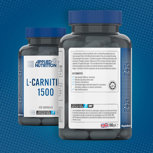 Applied Nutrition L-Carnitine 1500 ‚Äì 120 Capsules | Supports Fat Metabolism & Energy