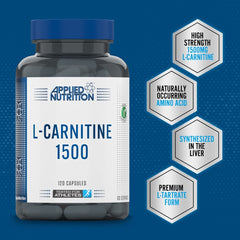 Applied Nutrition L-Carnitine 1500 ‚Äì 120 Capsules | Supports Fat Metabolism & Energy