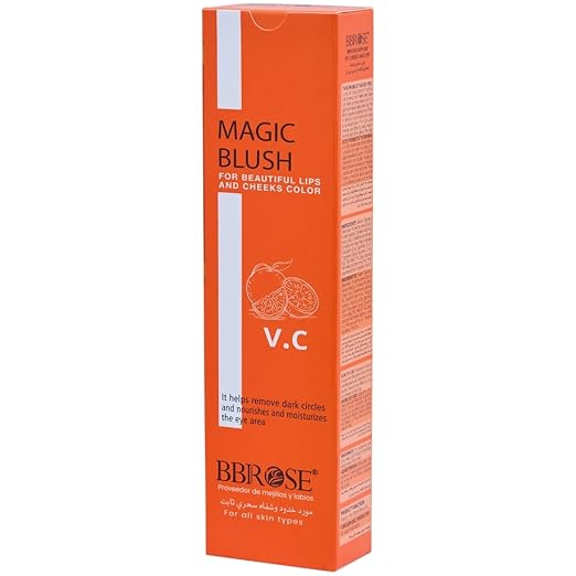 BBROSE Vitamin C Magic Blush (30ml) | Multi-Use Tint for Lips & Cheeks | Hydrates, Nourishes & Enhances Natural Color | Helps Reduce Dark Circles & Moisturizes Eye Area - Pinkbliss