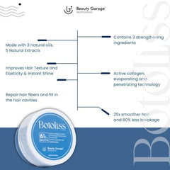 Beauty Garage Botoliss Biotin Shampoo 300ml & Mask 200ml