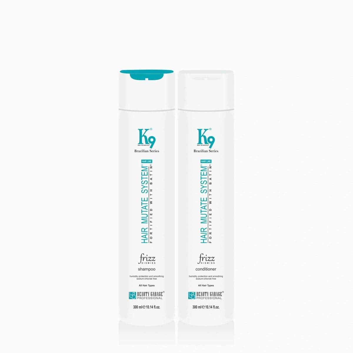 Beauty Garage K9 Frizz Dismiss Shampoo and Conditioner 300ml Each - Pinkbliss