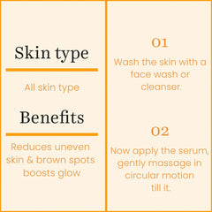 O3+ Skins Lutions Vitamin C Serum Glow- Face and Neck Serum 30ml - Pinkbliss