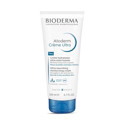 Bioderma Atoderm Creme Ultra-Nourishing - Moisturizer For Normal To Sensitive Dry Skin, 200ml - Pinkbliss