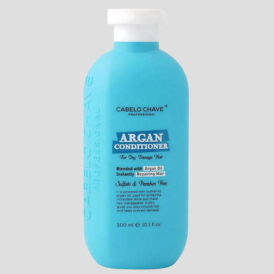 CABELO CHAVE PROFESSIONAL Argan Hair Conditioner | Argan Oil for Silky Smooth Hair | Repairs Dry & Damaged Hair | Hydrating, Sulfate & Paraben Free | For Men & Women