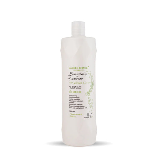 CABELO CHAVE PROFESSIONAL Neoplex Homecare Shampoo | Damage Repair | Enriched with Green Caviar, Hydrolyzed Wheat Protein & Biotin | Strengthens Hair | Sulfate & Paraben Free | For Men & Women