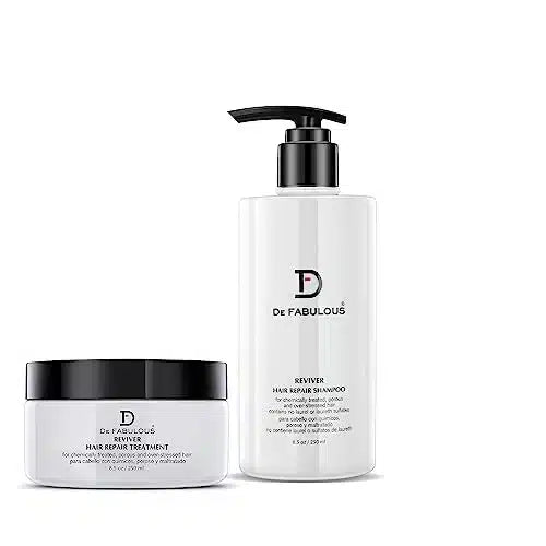 De Fabulous Reviver Hair Repair Shampoo & Hair Repair Treatment Mask 250ml (Combo Of 2) - Pinkbliss