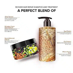 De Fabulous Reviver Hair Repair Shampoo & Hair Repair Treatment Mask 250ml (Combo Of 2) - Pinkbliss