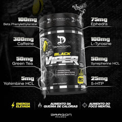Dragon Pharma Black Viper Fat Burner ‚Äì 90 Capsules - Pinkbliss