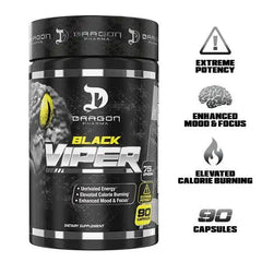 Dragon Pharma Black Viper Fat Burner ‚Äì 90 Capsules - Pinkbliss