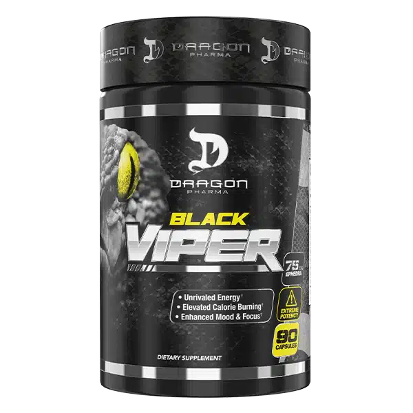 Dragon Pharma Black Viper Fat Burner ‚Äì 90 Capsules - Pinkbliss