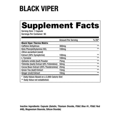 Dragon Pharma Black Viper Fat Burner ‚Äì 90 Capsules - Pinkbliss