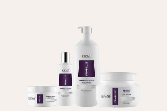 Krone Professional Prime Luxe Dandruff Control Hair Cleanser 1000ml and Masque 500ml - Pinkbliss