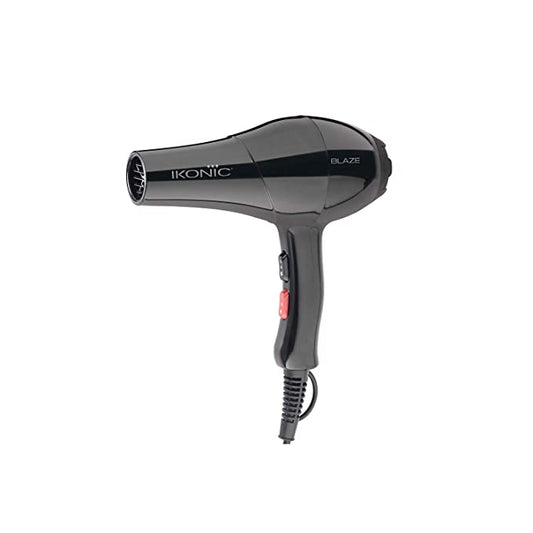 IKONIC Blaze Black Hair Dryer - 1800 Watts - Pinkbliss