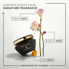 K√©rastase Chronologiste Hair Mask for Aging Hair 200ml | Hydrating Hair Mask for Aging Hair | Infused with Hyaluronic Acid, Vitamin E - Pinkbliss