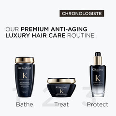 K√©rastase Chronologiste Hair Mask for Aging Hair 200ml | Hydrating Hair Mask for Aging Hair | Infused with Hyaluronic Acid, Vitamin E - Pinkbliss