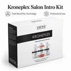 Krone Professional Kroneplex Salon Intro Kit | Triple Bond Plex Technology | Professional Hair Repair & Strengthening Treatment 1575ml
