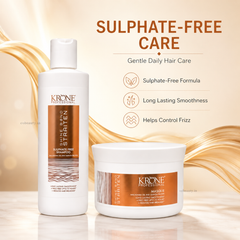 Krone Professional Shine Bond Straiten Sulphate Free Shampoo 250ml And Masque 200ml
