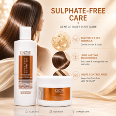 Krone Professional Shine Bond Straiten Sulphate Free Shampoo 250ml And Masque 200ml