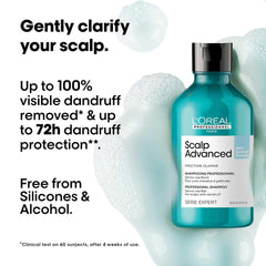 L‚ÄôOr√©al Professional Scalp Advanced Anti-Dandruff Dermo-Clarifier Shampoo 300ml - Pinkbliss