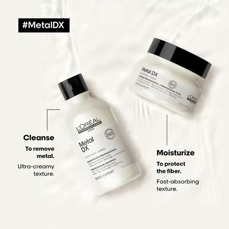 L‚ÄôOreal Professionnel Combo Metal Dx Shampoo & Hair Mask Serie Expert (300ml+250ml) - Pinkbliss