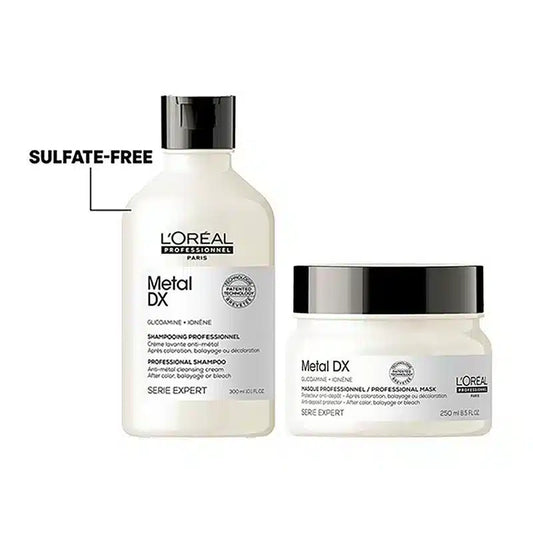 L‚ÄôOreal Professionnel Combo Metal Dx Shampoo & Hair Mask Serie Expert (300ml+250ml) - Pinkbliss