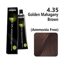 L'Or√©al Professionnel Inoa 4.35 (Golden Mahogany Brown) Ammonia Free Hair Colour - Pinkbliss