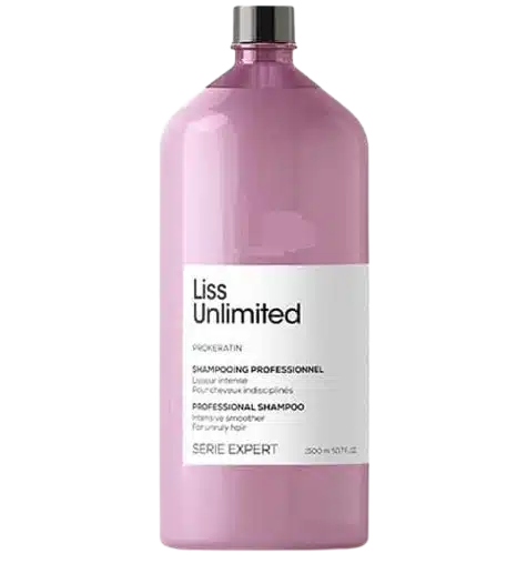 L‚ÄôOreal Professionnel Liss Unlimited Shampoo for Frizzy & Unruly Hair With Pro-Keratin -1.5L - Pinkbliss