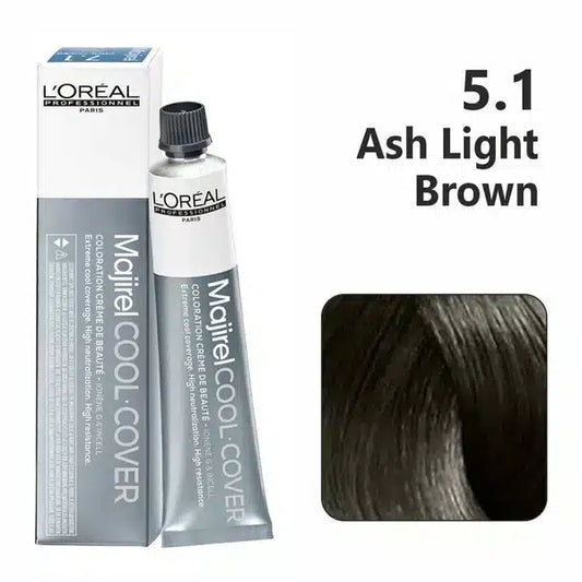 L'Or√©al Professionnel Majirel Cool cover 5.1 Light Ash Brown - Pinkbliss