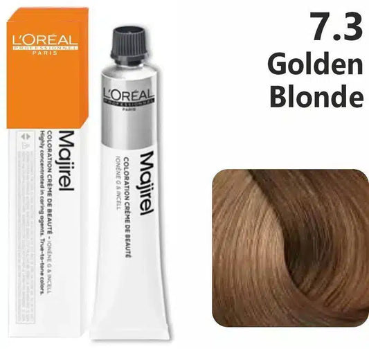 L‚ÄôOr√©al Professionnel Majirel Hair Colour 7.3 (Golden Blonde) - Pinkbliss