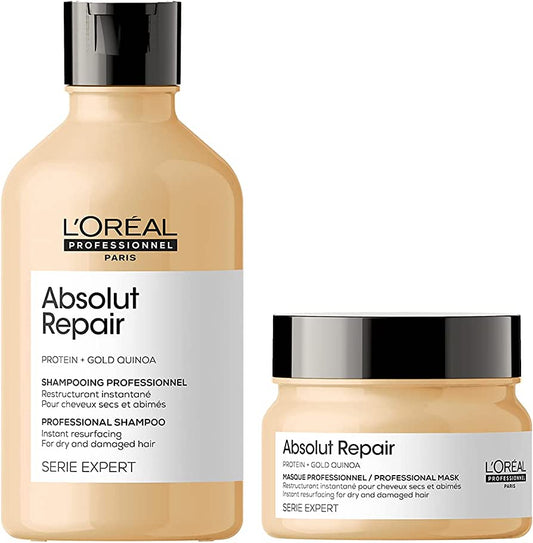 L‚ÄôOreal Professional Serie Expert Absolut Repair Shampoo 300ml and Mask 250ml - Pinkbliss