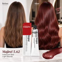 L’Oreal Professionnel Majirel ‚ 5.62 (Iridiscent Red Light Blonde)