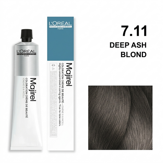 L'Oreal Professionnel Majirel 7.11 (Deep Ash Blonde)