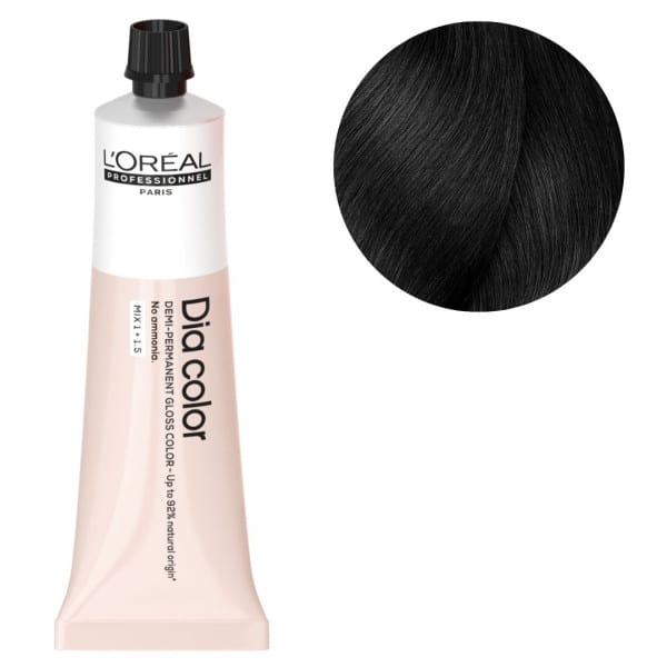 L‚Äôoreal Professionnel Dia Richesse Ammonia Free Colour 1 Natural Black 50ml (New Pack) - Pinkbliss