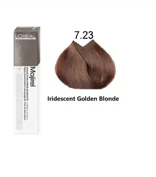 L'Or√©al Professionnel Majirel 7.23 Iridescent Golden Blonde - Pinkbliss