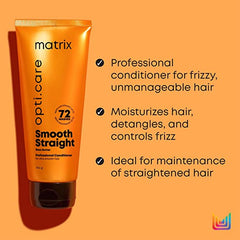 MATRIX Opti.Care smooth straight Shampoo 200ml + Conditioner 98g - Pinkbliss