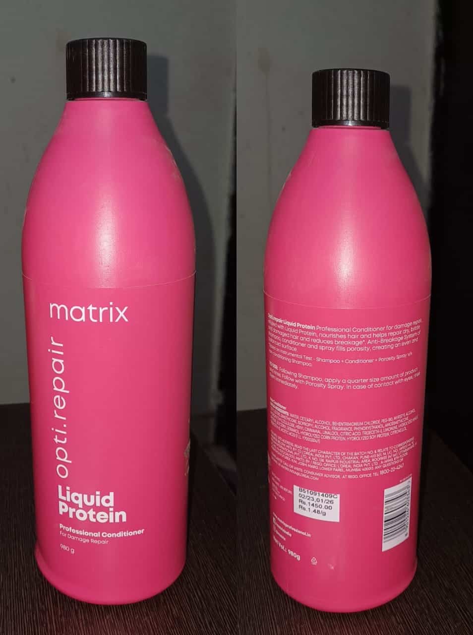 Matrix Opti.Repair Liquid Protein Professional Conditioner for Damaged Hair 980g - Pinkbliss