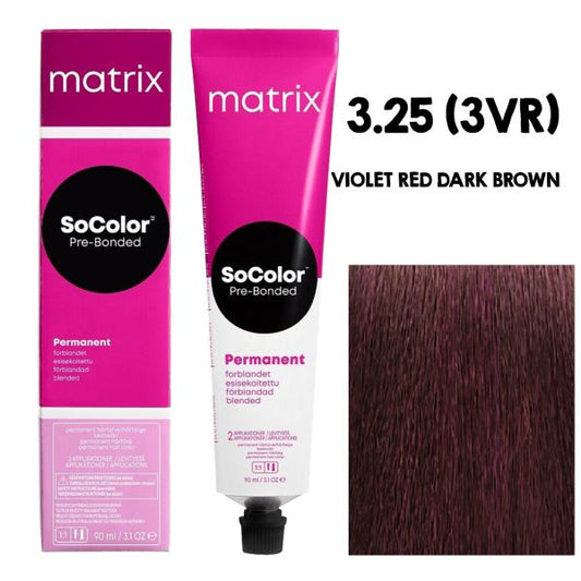 Matrix SOCOLOR 3.26 3VR (Violet Red Dark Brown) - Pinkbliss