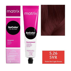Matrix SOCOLOR 5.26 5VR (Violet Red Light Brown) - Pinkbliss