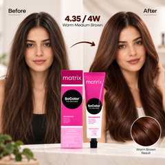 Matrix SOCOLOR 4.35 4W (Warm Medium Brown)