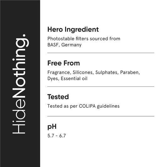 Minimalist Sunscreen SPF 50 PA++++ 50g | Clinically Tested in US (In-Vivo) | Lightweight with Multi-Vitamins | No White Cast | Broad Spectrum | For Women & Men - Pinkbliss
