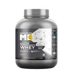 MuscleBlaze Biozyme Performance Whey, 2 kg (4.4 lb) - Rich Chocolate - Pinkbliss