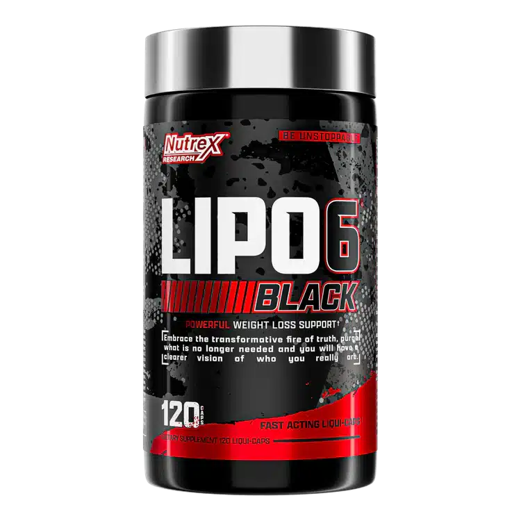 Nutrex Research Lipo 6 Black Powerful Weight Loss Support ‚Äì 120 Capsules - Pinkbliss