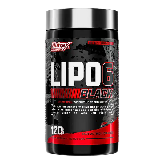 Nutrex Research Lipo 6 Black Powerful Weight Loss Support ‚Äì 120 Capsules - Pinkbliss